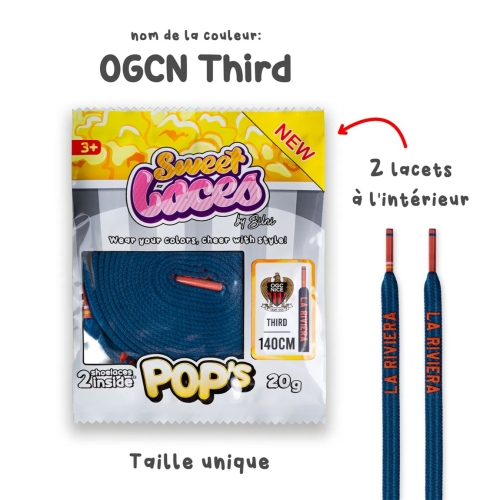 OGC Nice x Sweet Laces Laces La Riviera