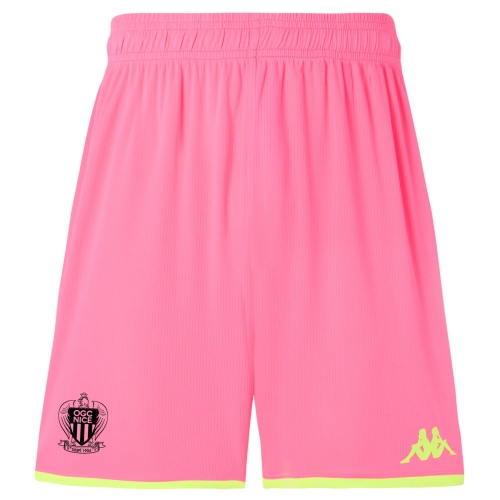 OGC Nice 2025/2026 Pink Goalkeeper Shorts